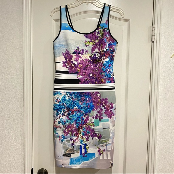 Clover Canyon Santorini Stripe Neoprene dress - Picture 2 of 14